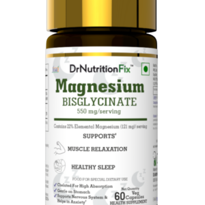 DrNutritionFix Magnesium Bisglycinate 550 mg