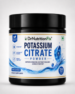 Potassium Citrate Powder IP Grade &ndash; 250gm, 250 Servings, No Fillers