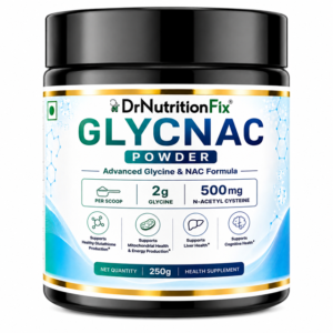 GlycNAC Powder &ndash; Glycine 2g + NAC 500mg, 250gm, 100 Servings